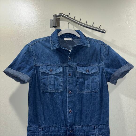 AG Adriano Goldschmied “Rhonda” Utility Denim Romper – Size Small - Picture 6 of 15